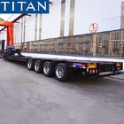 Removable Gooseneck Trailer with 2 Axle Dolly Detachable Lowboy Trailer Lowboy Gooseneck Trailer supplier