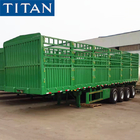 (Spot Promotion) China Stake Semi Trailer 4 Axle 60 Ton Fence Cargo Truck Trailer for Sale supplier