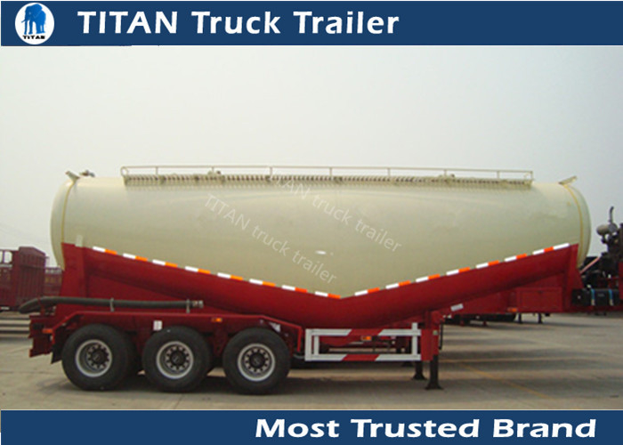 Powder material transportation cement tanker trailer with volume optional supplier