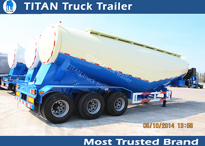 48cbm Bulker cement trailer with famous brand air compressor and diesel engine supplier
