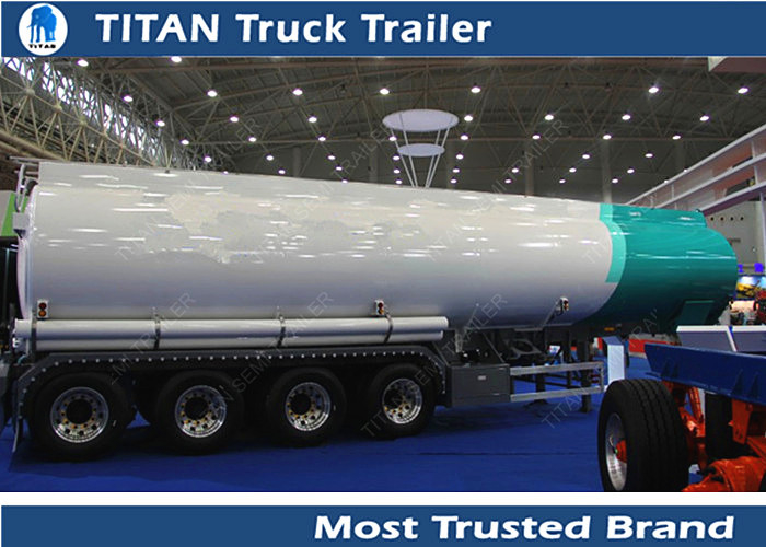 Reliable 60000 ltiers diesel tank trailer for Djibouti , fuel tank semi trailer supplier