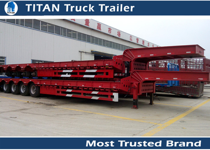 Removable Low Bed Trailer For Heavy Transports , detachable gooseneck trailers supplier