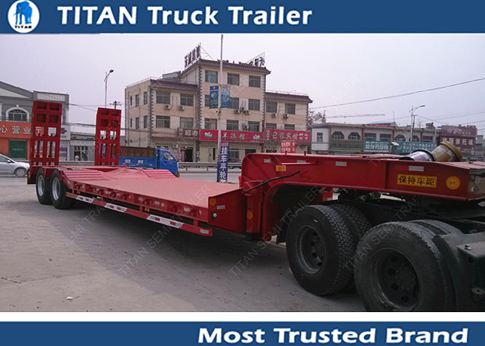 High strength steel multi axle semi low bed trailer for bulk cargo transportation supplier