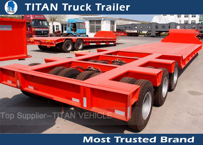 3 Lines 6 Axles Low Bed Trailer Hydraulic Dolly Tow Semi Trailer supplier
