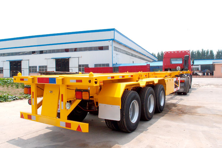 TITAN Container Delivery Chassis Trailers 40 Ft Container Semi Trailer price supplier