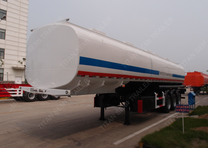 4 Compartment carbon steel 40000 liters diesel fuel tank trailer for Africa supplier