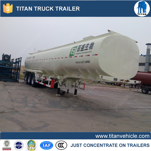 1 Compartment 50000 liters diesel fuel tank trailer For Mali , chemical tank trailer supplier