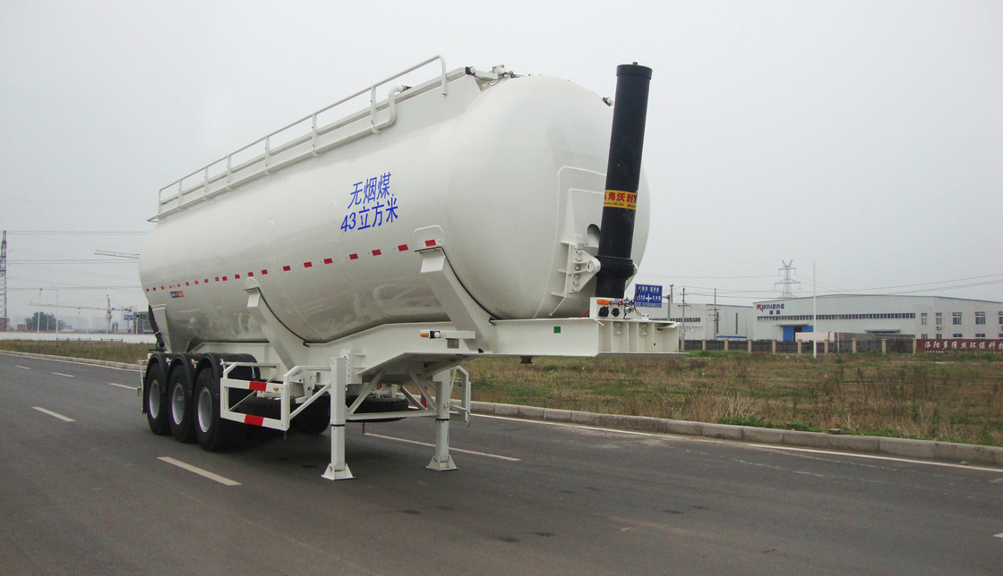 Titan 3 axle45 tons cement tanker trailer ,3 axle dry powder meterial bulk cement tanker semi trailer supplier