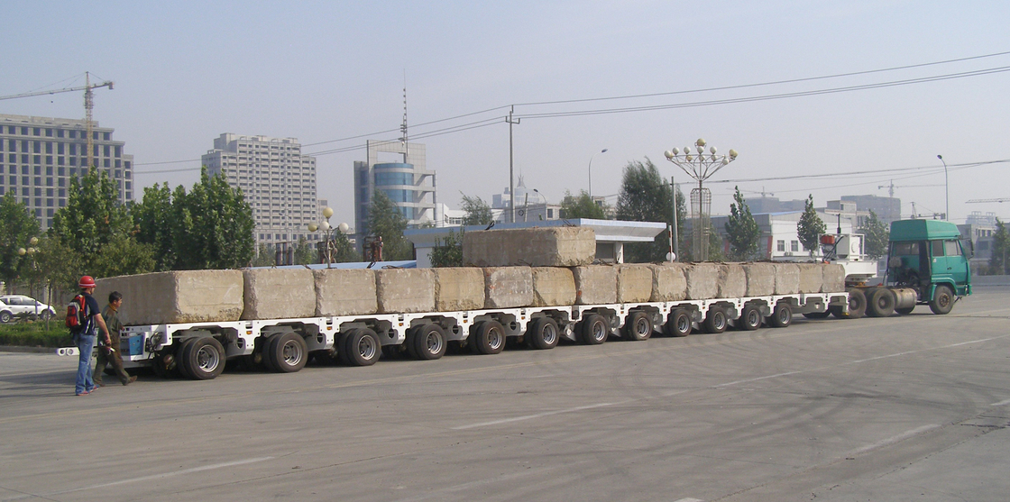 Titan modular Multi axle Heavy Duty Semi Trailer ,12axle semi trailer for transporting  200tons supplier