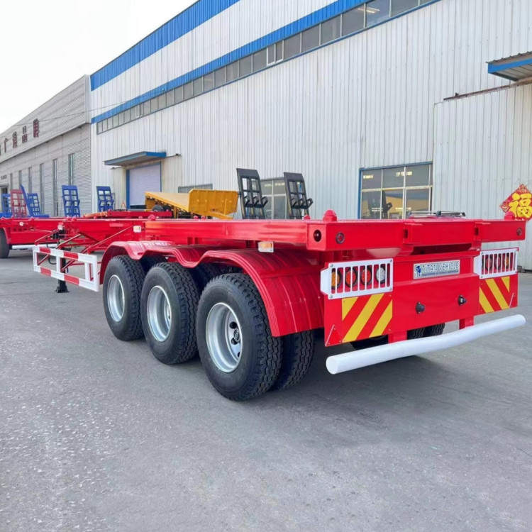 TITAN 2/3/Tri/4 Axle 20/40ft Shipping Skeleton Container Trailer Chassis for Sale in Congo supplier