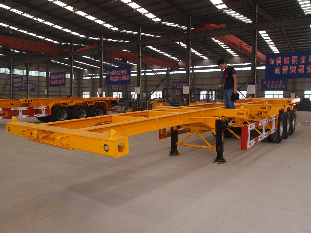 Titan 2axle and 3 axle container trailer chassis used for transporting 20ft , 40ft , 45ft  , 53ft container supplier