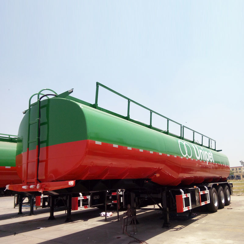 45000 liters tri-axle fuel tanker truck trailer for sale