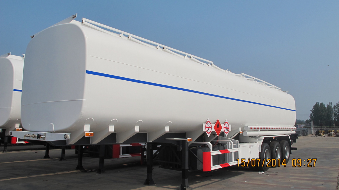 TITAN  New fuel tanker, 4000L-6000L oil fuel tanker semi trailer , carbon steel and stainless steel tank trailers supplier