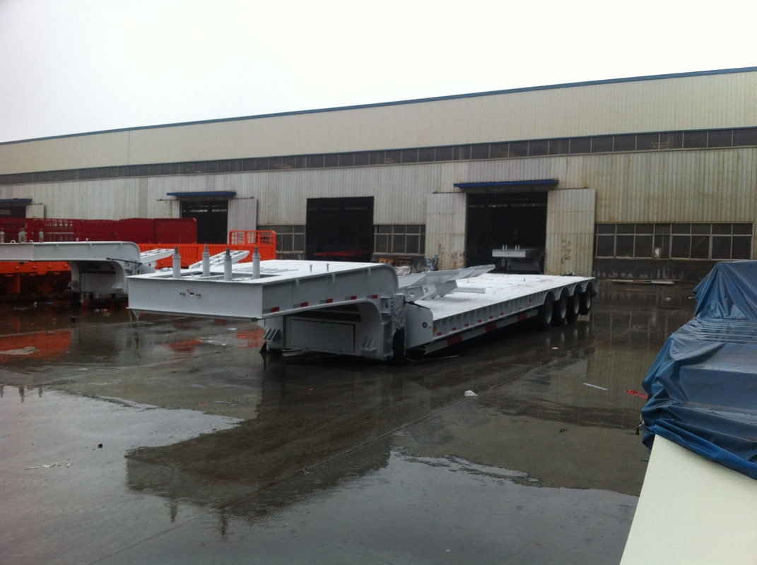 150T 4 line 8 axle low loader trailer with dolly | TITAN VEHICLE supplier