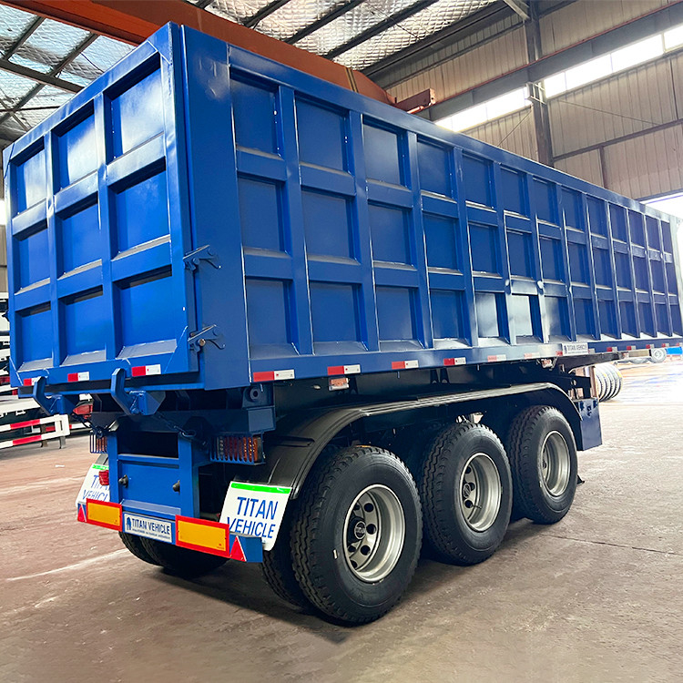 TITAN Hydraulic 3 Axle Dump Trailer Tipper Trailer Tipper Semi Trailer for Sale
