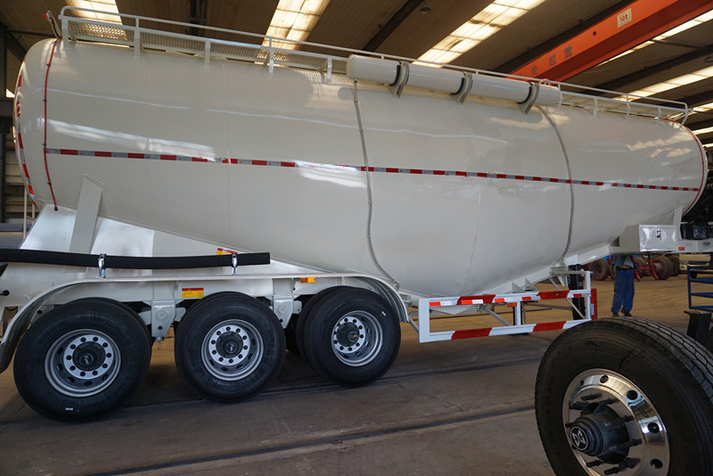 50m³ 65 ton powder tanker cement trailer with air compressor | Titan Vehicle supplier