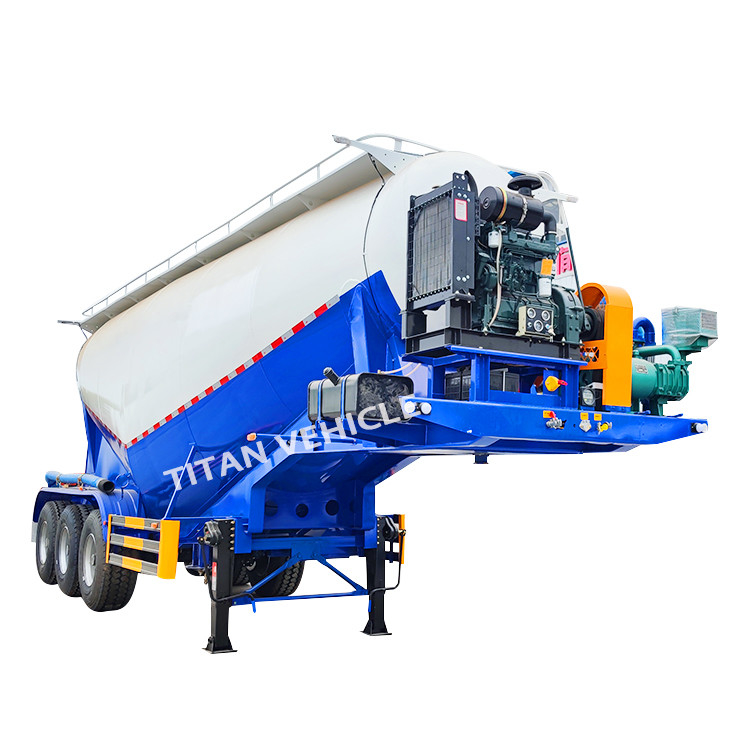 TITAN 3 Axle 40 CBM Dry Bulk Cement Tanker Trailer Truck for Sale supplier