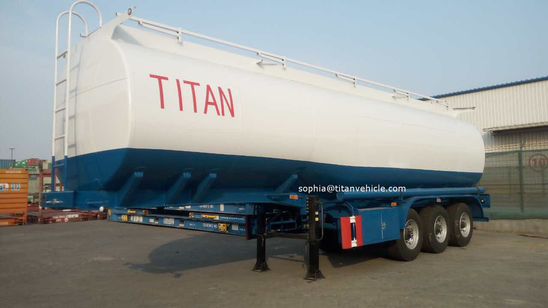 tri-axle 6 cabin 40cbm fuel tanker 40,000 liters or more oil tankers truck for sale| TITAN VEHICLE supplier
