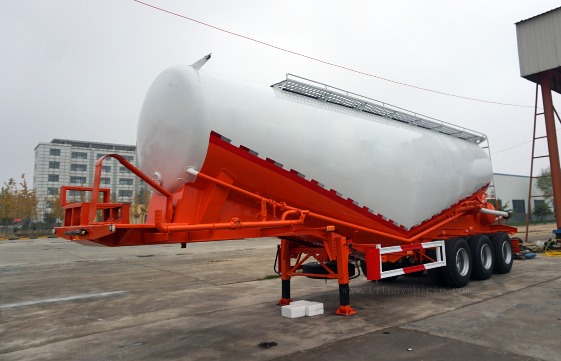 TITAN VEHICLE 3 axles bulk cement silo tank trailer for sale supplier