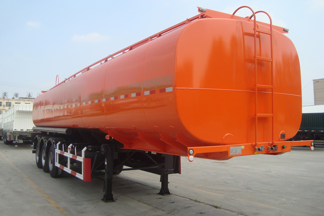 TITAN 3 axle stainless steel fuel tanker trailer for sale in Kazakhstan supplier