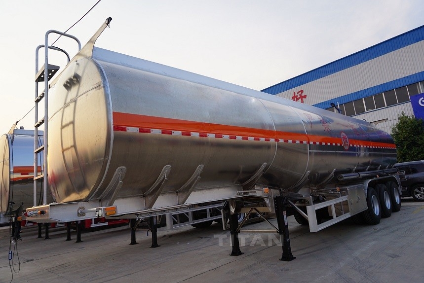 What is the price for 3 axle aluminum  liquid tanker trailer truck supplier