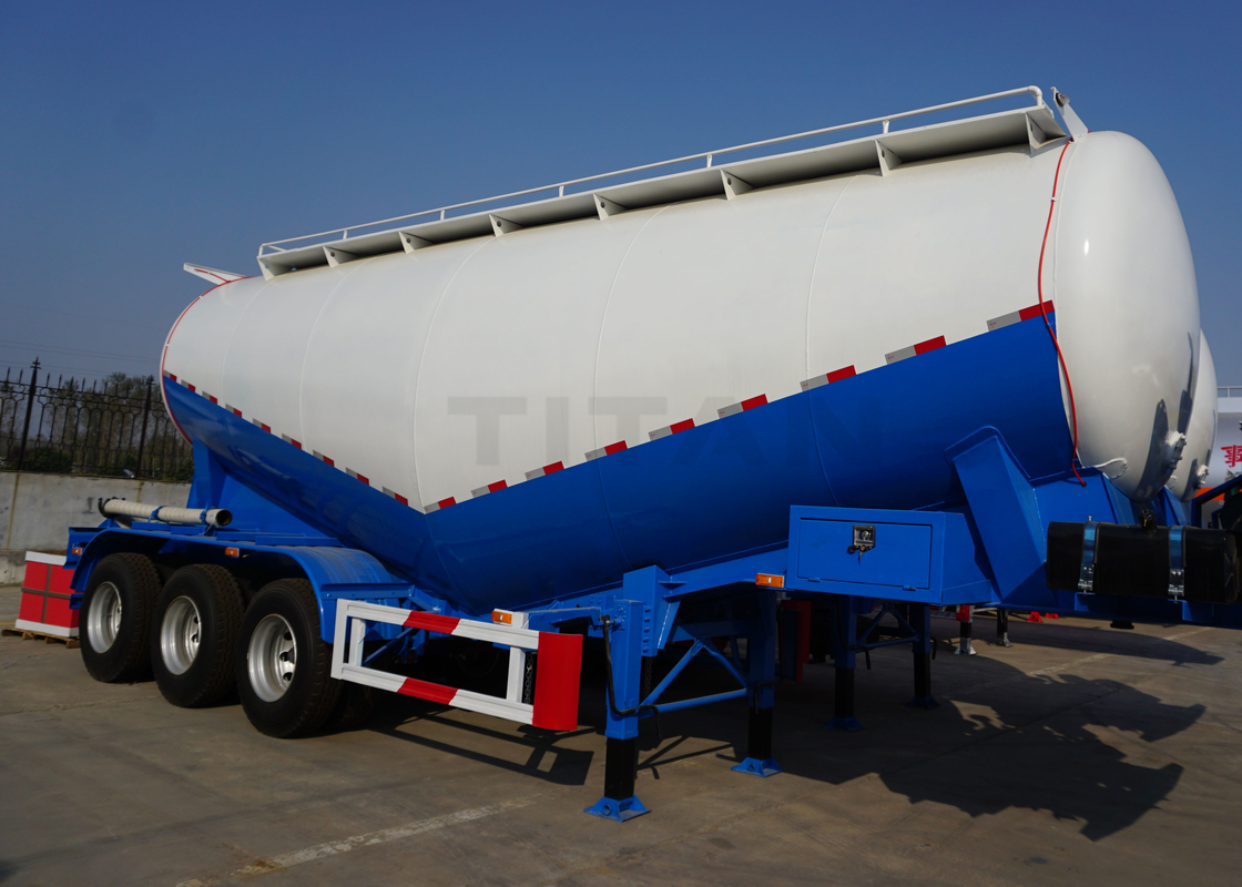 TITAN vehicle 3 axle 60 T bulk cement dry powder delivery truck trailer for sale supplier