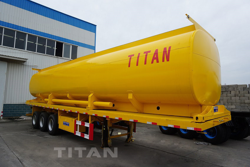 lubricant oil loading tanker trailer with four company compartment tank trailer for sale supplier