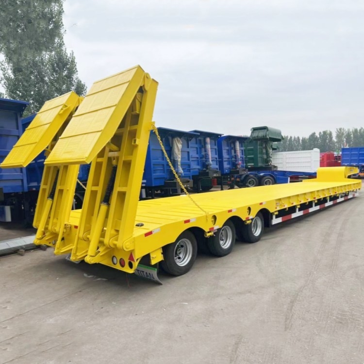 TITAN 3 Axle Low Bed Semi Trailer for Sale Price