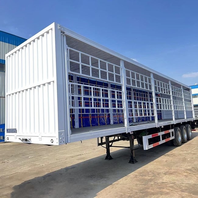 TITAN New Tri Axle 40ft Curtain Side Trailers for Sale Near Me