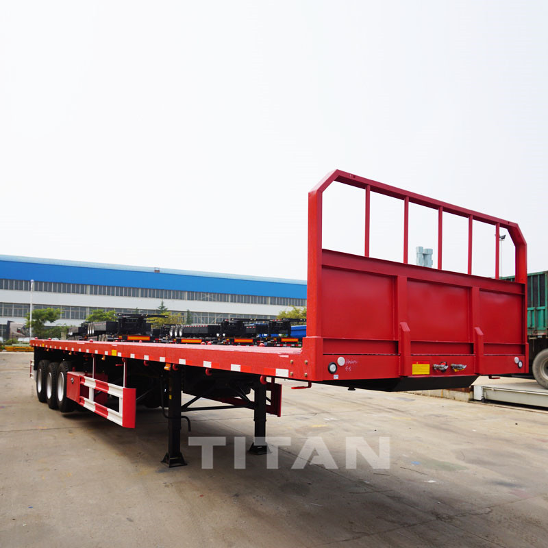 heavy duty 20 foot 40 foot flatbed trailer cargo trailer manufacturers 3 axle flatbed trailers front wall flatbed supplier