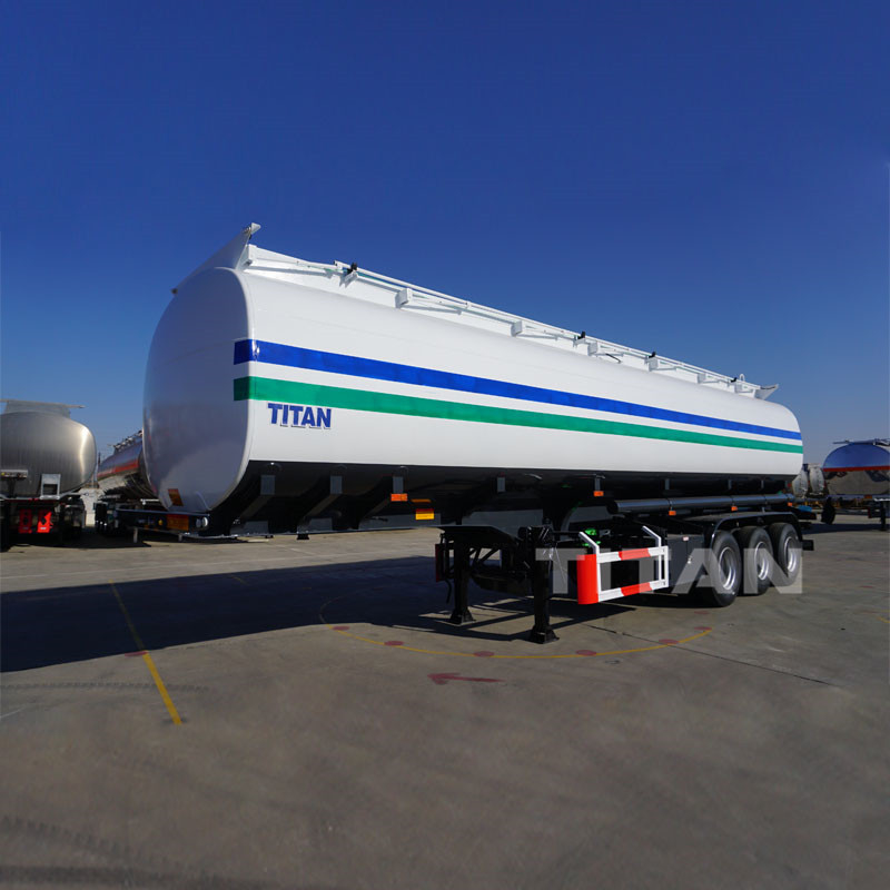 TITAN 45000 litres petroleum tank semi tank trailer for sale palm oil tanker supplier
