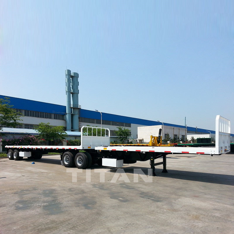TITAN interlink flatbed semi trailer semi flatbed trailer supplier
