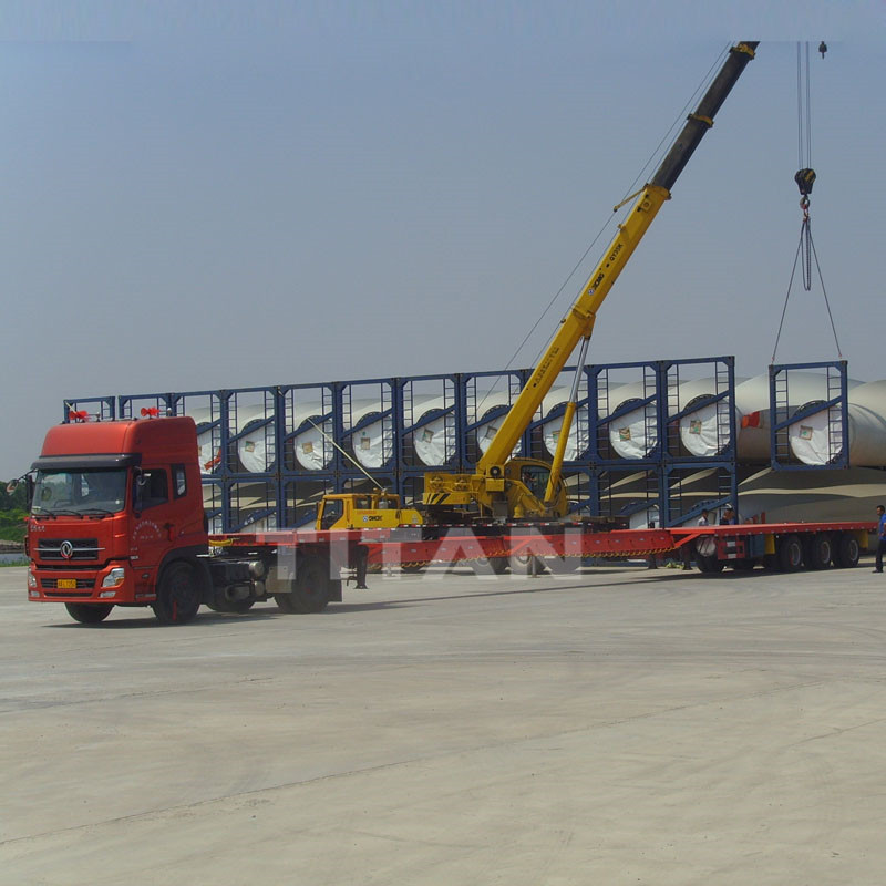 Extendable semi trailer TITAN high quality exendable semi trailer for sale
