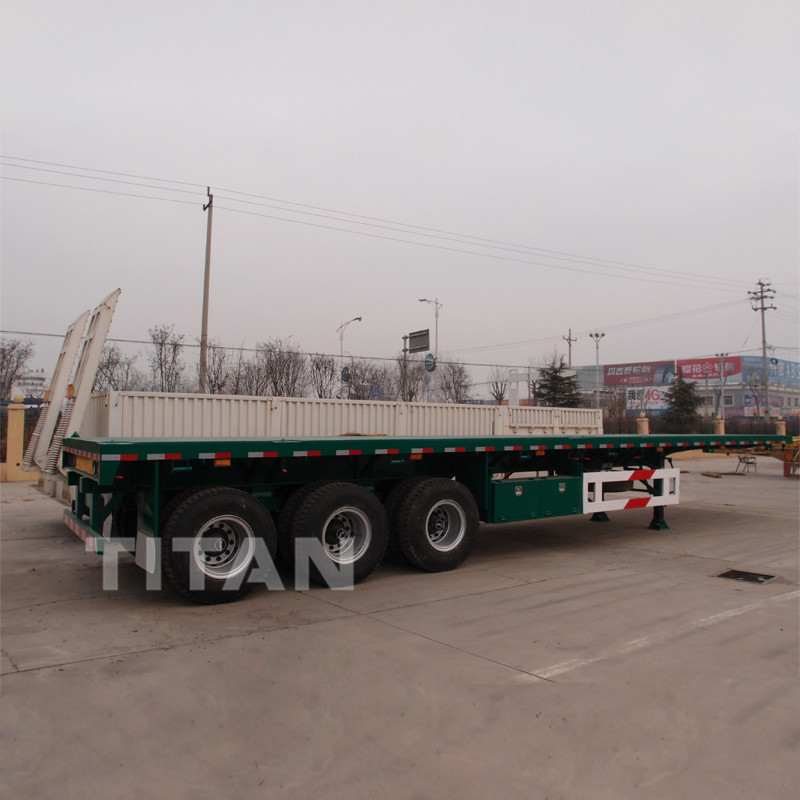 shipping 40 ton 20ft 40ft container carrier handling semi trailers 3 axles sales price supplier