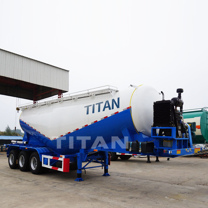 TITTAN high quality bulk cement containers bulk dry cement trailers for sale supplier
