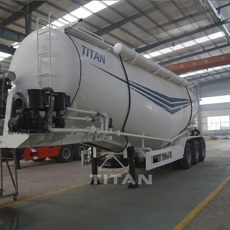 TITAN high quality bulker cement trailer TITAN high quality bulk cement trailer for sale supplier