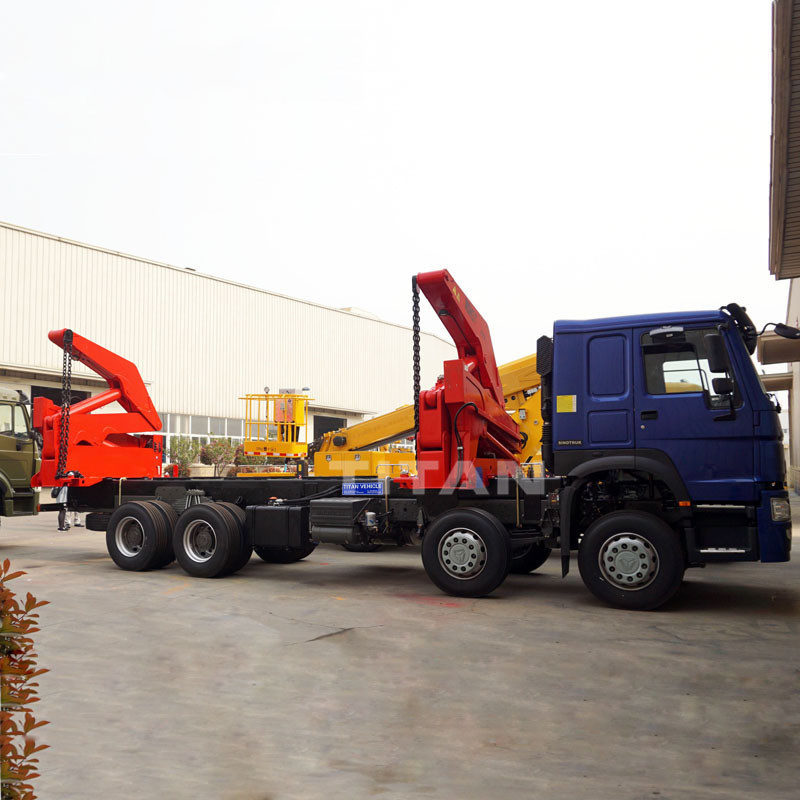 sidelifter container trailer side lifter for sale TITAN high quality shipping container side loader for sale supplier