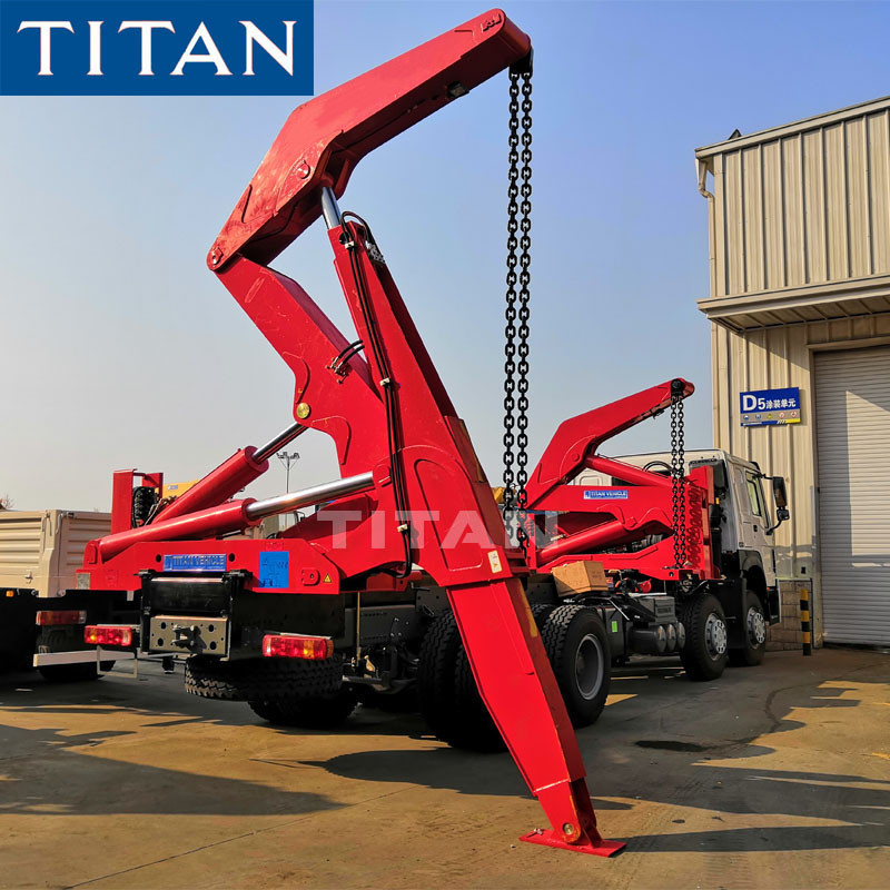 TITAN 20ft self loading truck side lifter truck Container side loader truck supplier