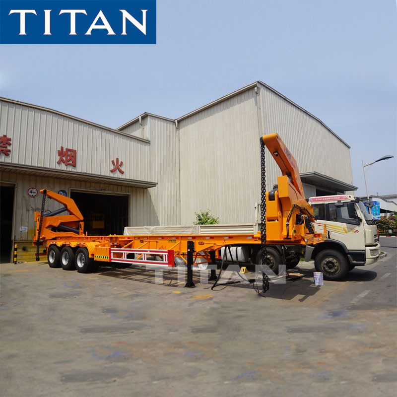 TITAN 40ft triple axle side loading container trailer sidelifter supplier
