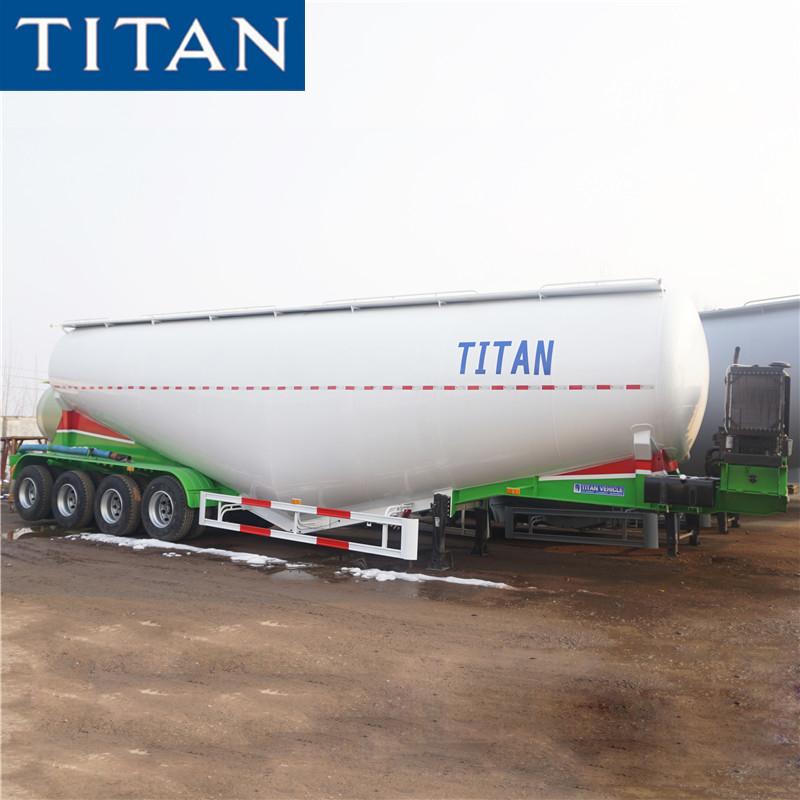 TITAN 30/35cbm cement bulker transporters Wheat Flour Silo Trailer supplier