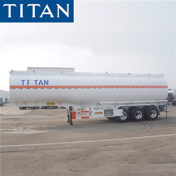 Tri axle 35cbm stainless steel water tanker trailer for sale-TITAN supplier