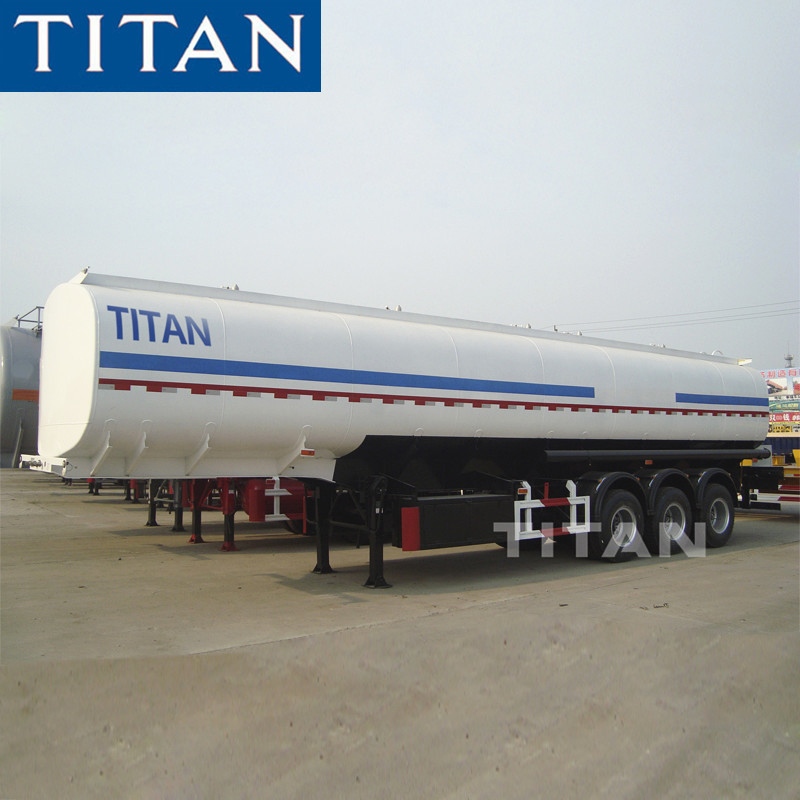 Tri-axle 45000 Liters Oil Fuel Diesel Transport Tanker Trailers supplier