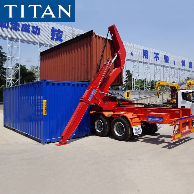 37 Tons 40 Foot Container Side Loader Trailer for Sale in Africa supplier