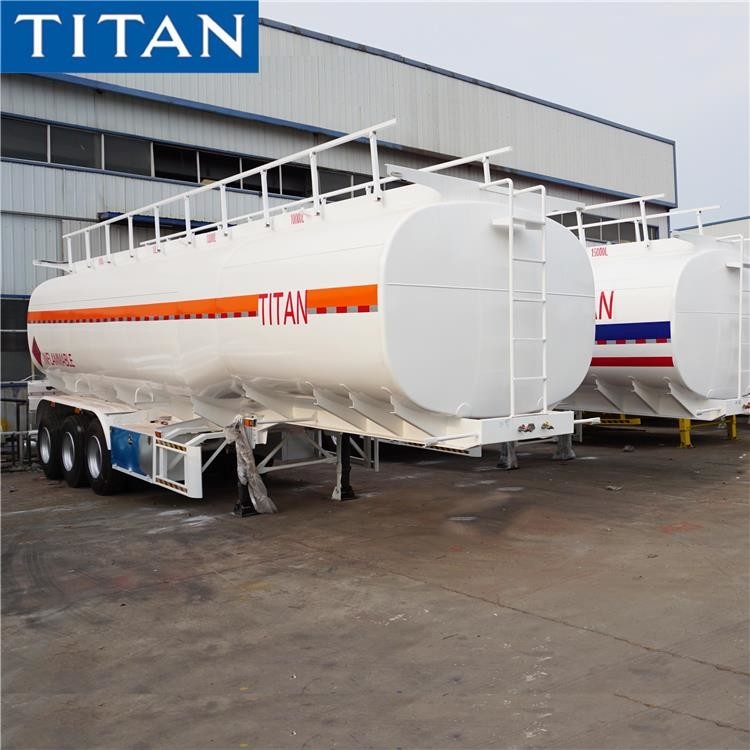 Carbon Steel 45000 Liters Fuel Tank Semi Trailer Truck for Ghana supplier