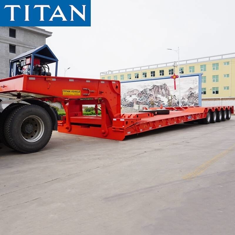 Used and New 150 ton Lowboy Gooseneck Trailers for Sale supplier