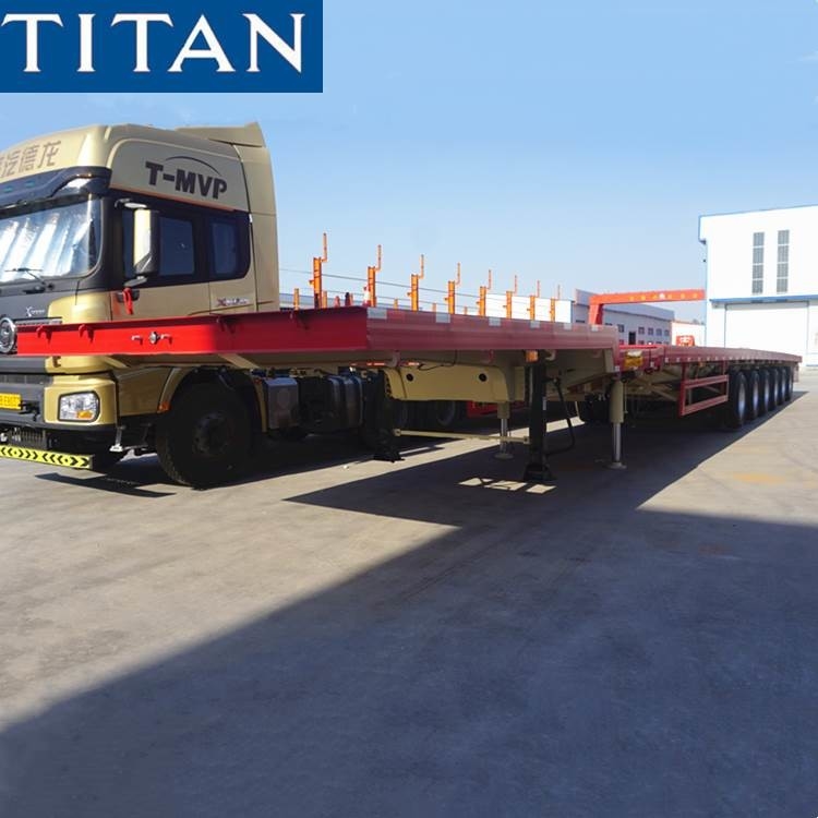 62m Telescopic Trailer Extendable Semi Trailer for Windmill Blade Transportation supplier