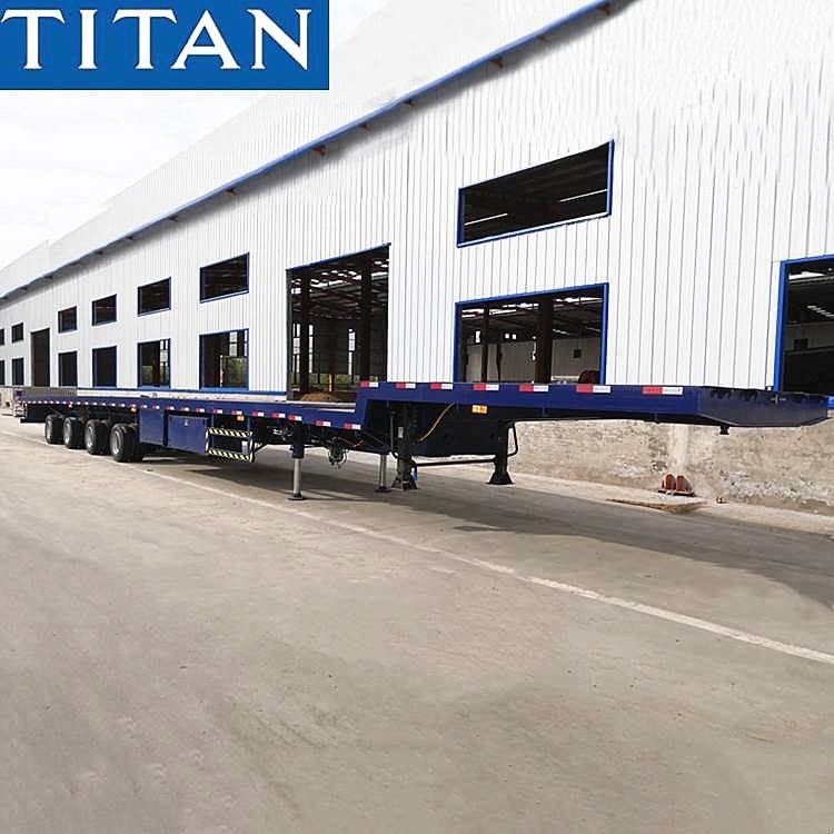 4 Axle Extendable Trailer 58M Wind Blade Turbine Transport Telescopic Trailer