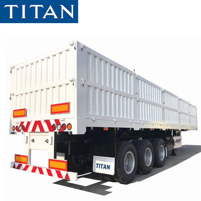 China side wall semi trailer with high sideboard for sale in Nigeria supplier