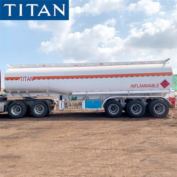 45000 Liters Tri Axle Fuel Tanker Semi Trailer with for Sale 4 Compartments supplier