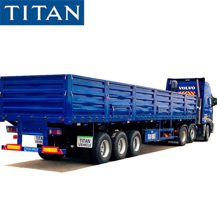 Triaxle Trailer with Side Boards for Sale - TITAN Vehicle supplier